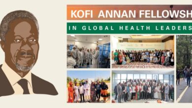 Lead the Change: Join the Kofi Annan Fellowship to Transform Africa’s Health Future